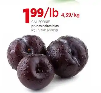 Avril prunes noires bios offer