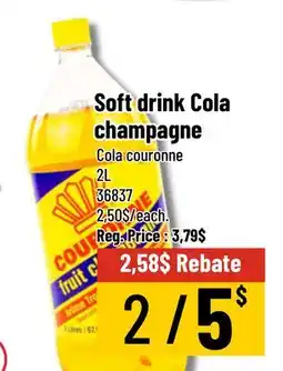 Mayrand Cola Champagne Soft Drink 2 L Cola Couronne offer