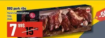 Mayrand Plaisirs Gastronomiques BBQ pork ribs offer
