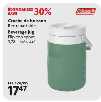 Home Hardware COLEMAN Beverage jug offer