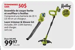 Home Hardware Lawn Blower and Trimmer Kit offer