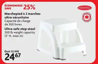 Home Hardware Ultra-safe step stool offer