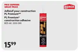 Home Hardware PL Premium construction adhesive offer
