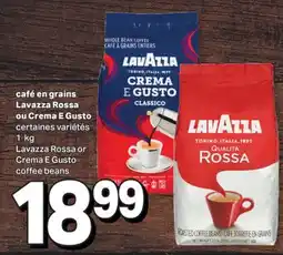 L'Intermarché CAFÉ EN GRAINS ROSSA OU CREMA E GUSTO, 1 KG offer