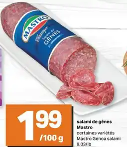 L'Intermarché SALAMI DE GÊNES, 9,03/LB offer