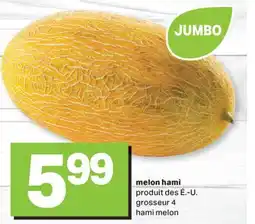 L'Intermarché MELON HAMI, GROSSEUR 4 offer
