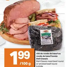 L'Intermarché RÔTI DE RONDE DE BŒUF OU RONDE DE BŒUF FUMÉE, 9.03/LB offer
