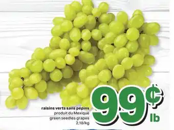 L'Intermarché RAISINS VERTS SANS PÉPINS offer