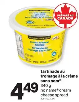 L'Intermarché TARTINADE AU FROMAGE À LA CRÈME SANS NOM , 340 G offer