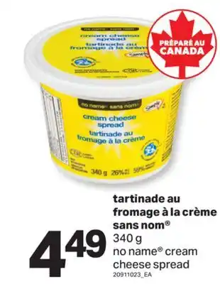 L'Intermarché TARTINADE AU FROMAGE À LA CRÈME SANS NOM , 340 G offer