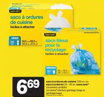 L'Intermarché SACS À ORDURES DE CUISINE, 100 UN. OU SACS À ORDURES DE CUISINE, 20-40 UN offer