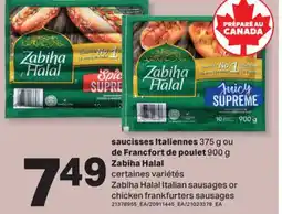 L'Intermarché SAUCISSES ITALIENNES, 375 G OU DE FRANCFORT DE POULET, 900 G offer