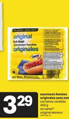 L'Intermarché SAUCISSES FUMÉES ORIGINALES, 450 G offer