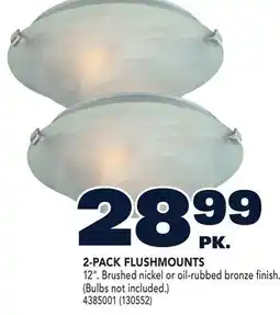 RONA 2-PACK FLUSHMOUNTS offer