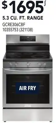 RONA 5.3 CU. FT. RANGE offer