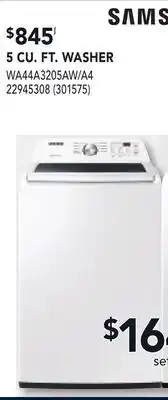 RONA 5 CU. FT. WASHER offer