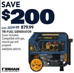 RONA TRI-FUEL GENERATOR offer