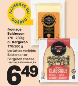 L'Intermarché FROMAGE BALDERSON , 170 - 280 G OU BERGERON , 170/200 G offer