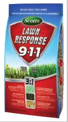 RONA Scotts LAWN RESPONSE 911 3-IN-1 GRASS SEED offer