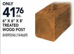 RONA 6 X 6 X 8' TREATED WOOD POST offer