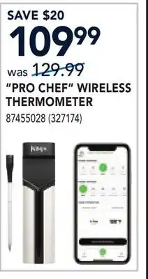 RONA PRO CHEF WIRELESS THERMOMETER offer