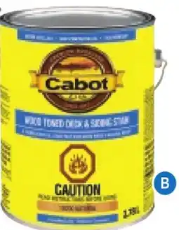 RONA ALL sizes CABOT exterior paint and stain offer