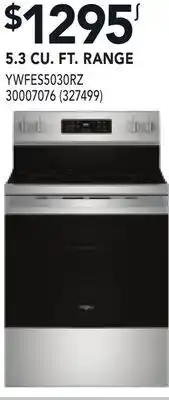 RONA 5.3 CU. FT. RANGE offer