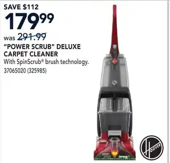 RONA POWER SCRUB DELUXE CARPET CLEANER offer