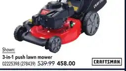 RONA CRAFTSMAN 3-in-1 push lawn mower offer