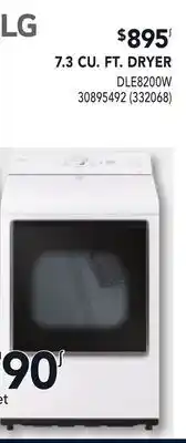 RONA 7.3 CU. FT. DRYER offer
