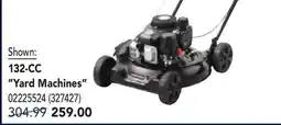 RONA 132-CC Yard Machines offer