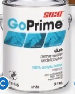 RONA SICO Specialty and 360 paint, and GoPrime, ZINSSER and VALSPAR primer offer