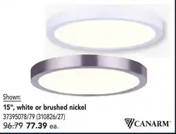 RONA CANARM flushmounts offer