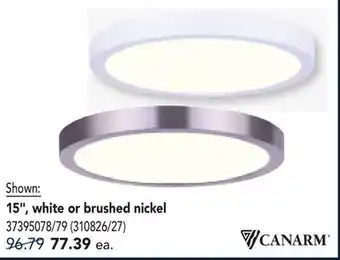RONA CANARM flushmounts offer