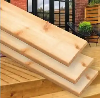 RONA CEDAR DECK BOARD 5/4 X 6 X 8' offer