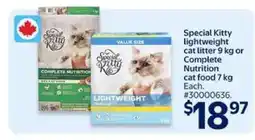 Walmart Special Kitty Cat Products offer