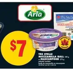 No Frills Tre Stelle Mozzarella Ball or Mascarpone offer