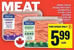 Food Basics Prime Fresh Ground Chicken or Turkey offer