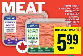 Food Basics Prime Fresh Ground Chicken or Turkey offer