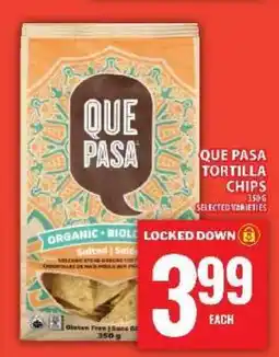Food Basics QUE PASA TORTILLA CHIPS offer