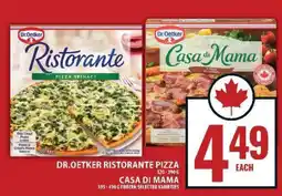 Food Basics Dr. Oetker Ristorante Pizza & Casa di Mama offer