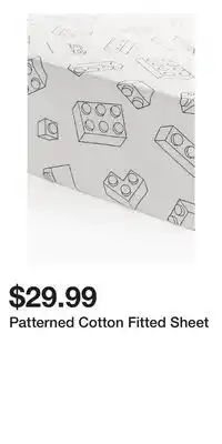 H&M Patterned Cotton Fitted Sheet offer