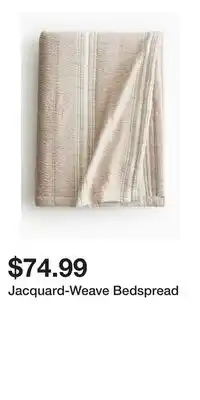 H&M Jacquard-Weave Bedspread offer