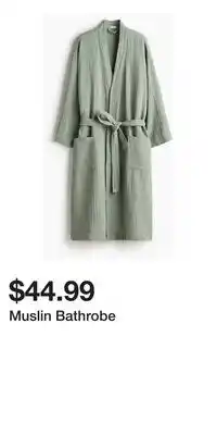 H&M Muslin Bathrobe offer