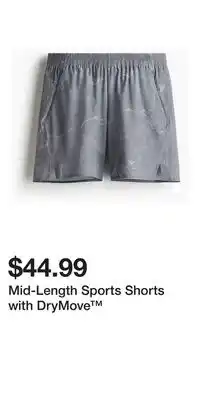 H&M Mid-Length Sports Shorts with DryMove offer