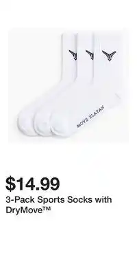H&M 3-Pack Sports Socks with DryMove offer