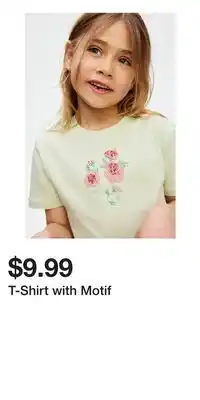 H&M T-Shirt with Motif offer