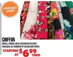 Len's Mill Stores CHIFFON offer