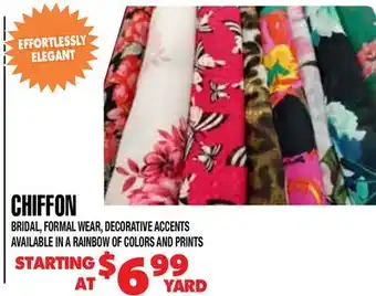 Len's Mill Stores CHIFFON offer