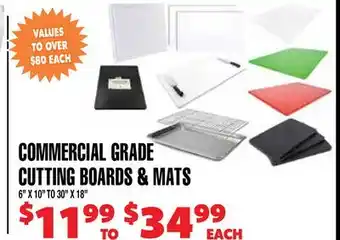Len's Mill Stores COMMERCIAL GRADE CUTTING BOARDS & MATS offer